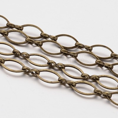 3.28 Feet Brass Handmade Chains X-CK49-AB-NF-1