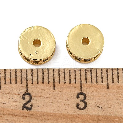 Rack Plating Brass Micro Pave Cubic Zirconia Beads KK-U030-27G-06-1