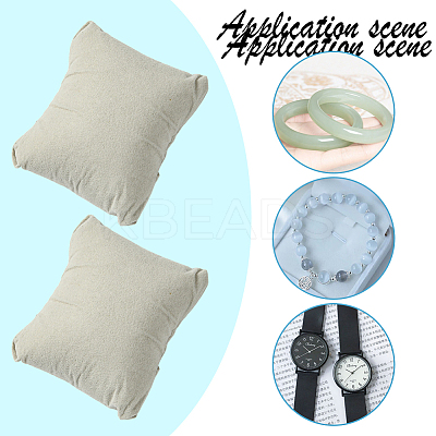 4Pcs Lint Cloth Bracelet and Watch Pillow Jewelry Displays FIND-BBC0004-32A-1