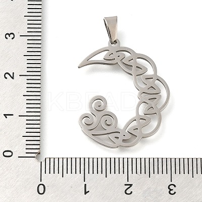 Anti-Tarnish 304 Stainless Steel Pendants LS-STAS-R131-04P-1