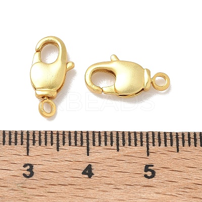 Brass Swivel Lobster Claw Clasps KK-E796-02B-G-1