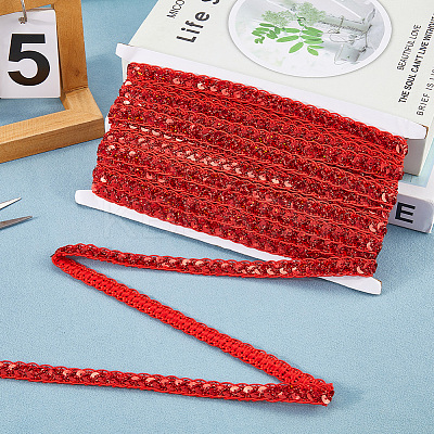 Metallic Braided Lace Trim OCOR-WH20020-24A-1