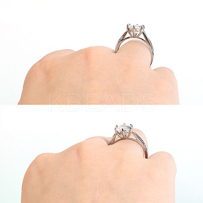 Plastic Ring Size Adjustment Spacer FIND-PW0021-16-1