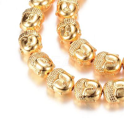 Electroplate Non-magnetic Synthetic Hematite Bead Strands G-Q465-28G-1