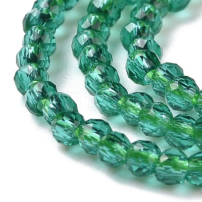 Transparent Glass Beads Strands GLAA-H021-03-17-1