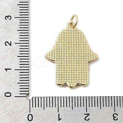 Brass Micro Pave Cubic Zirconia Enamel Pendants KK-L262-20G-1