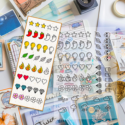 PVC Plastic Clear Stamps DIY-WH0631-0674-1