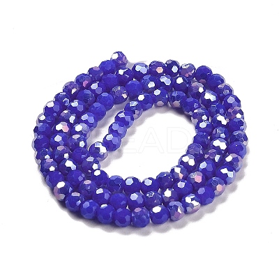 Opaque Glass Beads Stands EGLA-A035-P4mm-B07-1