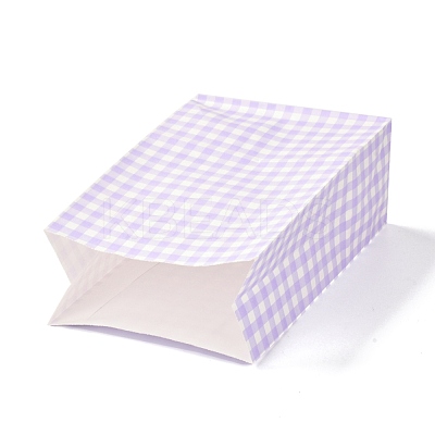 Rectangle with Tartan Pattern Paper Bags CARB-Z001-01A-1