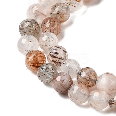Natural Black Gold Rutilated Quartz Beads Strands G-D359-A02-6mm-1