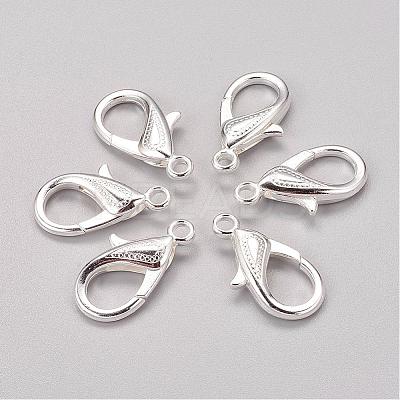 Zinc Alloy Lobster Claw Clasps PALLOY-D008-S-1
