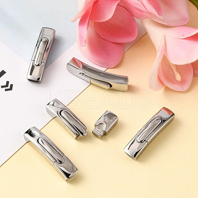 Tarnish Resistant 304 Stainless Steel Bayonet Clasps X-STAS-P158-01C-P-1