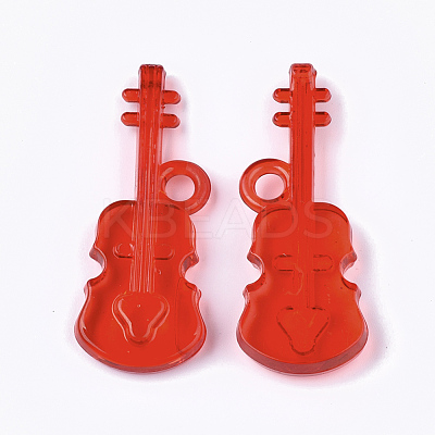 Transparent Acrylic Big Pendants TACR-S133-090-1