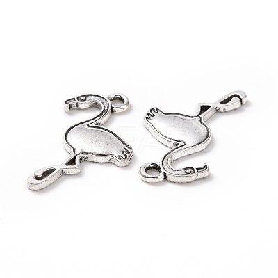 Tibetan Style Alloy Pendants TIBEP-S315-11AS-RS-1