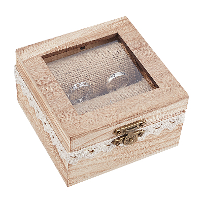 Particle Board Flip Cover Box CON-WH0079-89-1