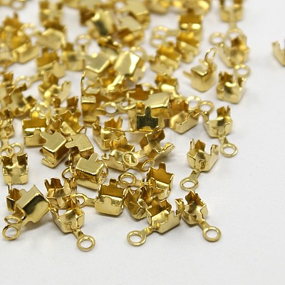 Brass Cup Chain Ends EC288-1G-1