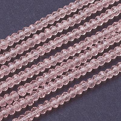 Transparent Glass Beads Strands GLAA-R135-2mm-12-1