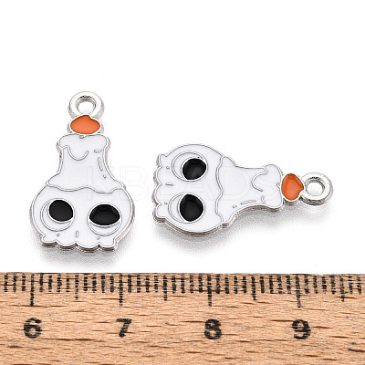 Halloween Theme Alloy and Enamel Pendants ENAM-T021-31K-01P-1
