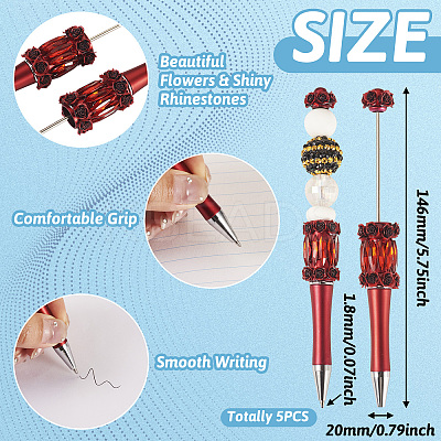 Flower Plastic Ballpoint Pen BT-TAC0045-002B-1