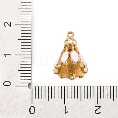 304 Stainless Steel Enamel Pendants LS-STAS-B112-01G-04-1