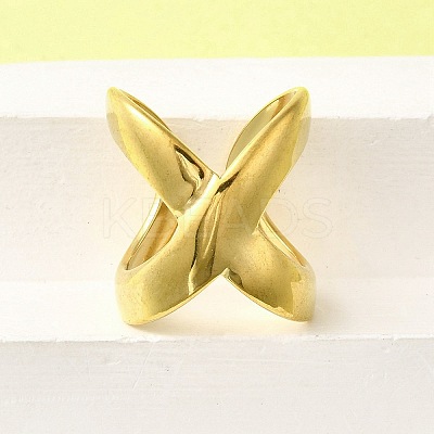 304 Stainless Steel Adjustable Cuff Rings for Women LS-RJEW-B123-01G-02-1