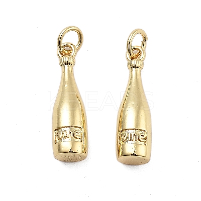 Brass Pendants KK-Q006-12G-1