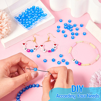 100Pcs 5 Styles Transparent Acrylic Beads OACR-TA0003-48B-1