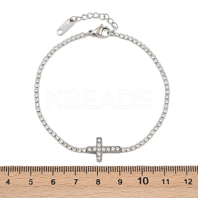 304 Stainless Steel Cup Chains Bracelets for Women BJEW-D364-01A-P-1