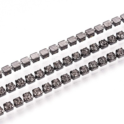 Iron Rhinestone Cup Chains CH-T006-02A-02-1