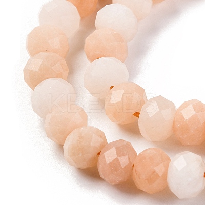 Natural Pink Aventurine Beads Strands G-K380-A07-01-1