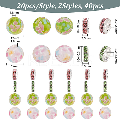 DIY Flower Beads Jewelry Making Finding Kits DIY-GO0001-79-1
