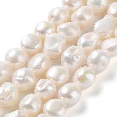 Natural Cultured Freshwater Pearl Beads Strands PEAR-Z002-06-1