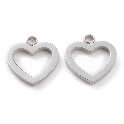 Non-Tarnish 304 Stainless Steel Charms STAS-Y002-04P-1