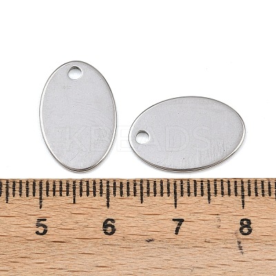 Tarnish Resistant 304 Stainless Steel Stamping Blank Tag Pendants LS-STAS-S028-02-1