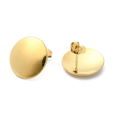 Ion Plating(IP) 201 Stainless Steel Stud Earrings EJEW-K270-06A-G-1