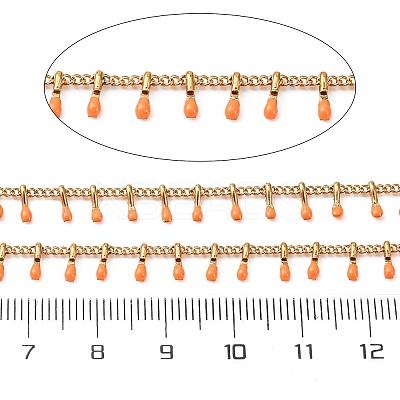 304 Stainless Steel Curb Chains STAS-R100-09A-03-1