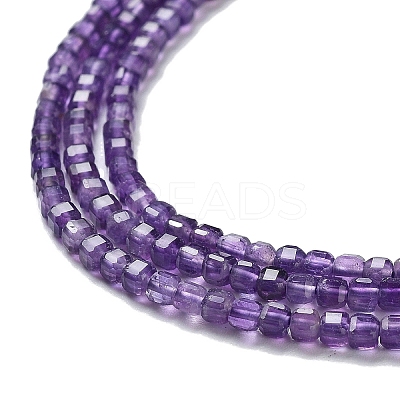 Natural Amethyst Beads Strands X-G-J400-A03-01-1
