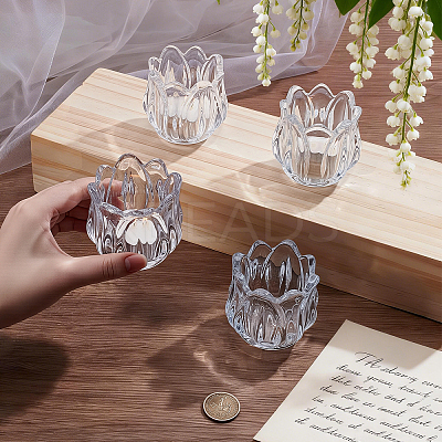 26Pcs Glass Candle Cups AJEW-WA0004-69B-1