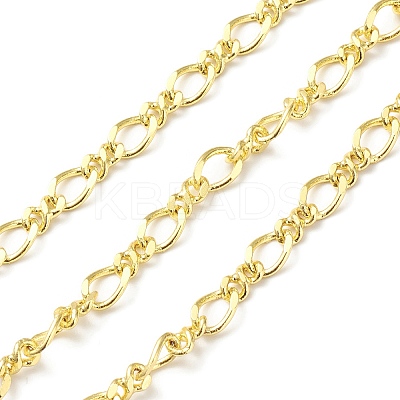 Rack Plating Brass Figaro Chains CHC-F016-08G-1