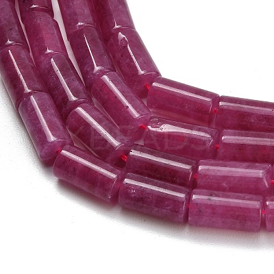 Dyed Natural Malaysia Jade Beads Strands G-C285-B01-01G-1