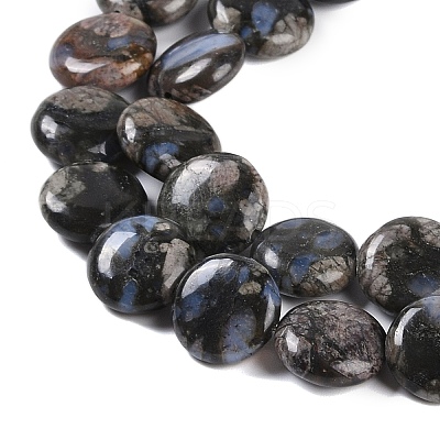 Natural Glaucophane Beads Strands G-C141-E01-03-1