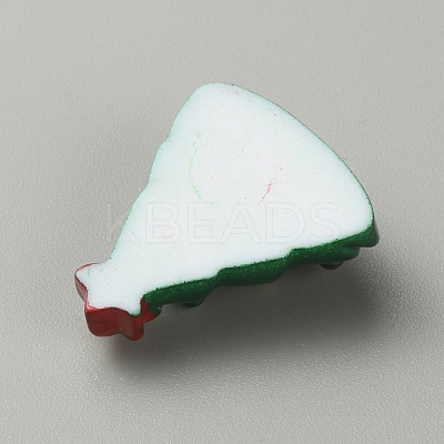 Christmas Theme Opaque Resin Cabochons LS-RESI-WH0029-33C-1