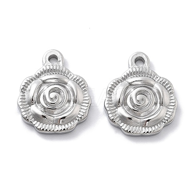 Anti-Tarnish 304 Stainless Steel Pendants STAS-R130-41P-1