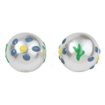 ABS Plastic Imitation Pearl Beads KY-N015-96-1