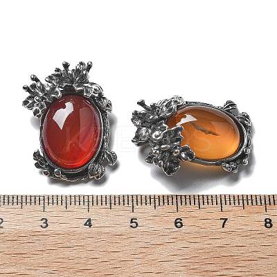 Natural Carnelian(Dyed & Heated) Pendants G-H083-01AS-07-1