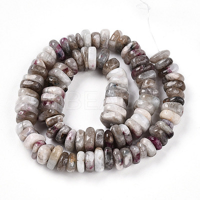 Natural Plum Blossom Tourmaline Beads Strands G-T141-29-1