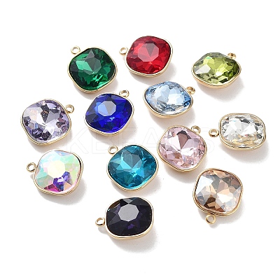 Faceted Glass Pendants STAS-P339-03G-1
