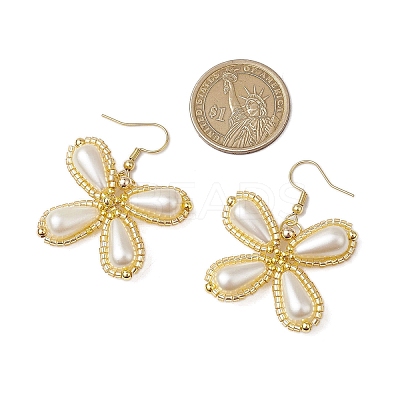 304 Stainless Steel Dangle Earrings EJEW-MZ00377-1