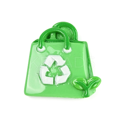 Environmental Protection Theme Opaque Resin Cabochons LS-CRES-Z013-03C-1