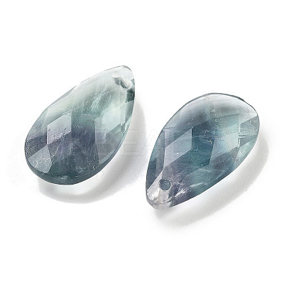 Natural Fluorite Pendants G-H007-08F-1